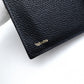 Valextra Izyde Compact Wallet Leather Black Fold Wallet Men's Wallet 7-12-166
