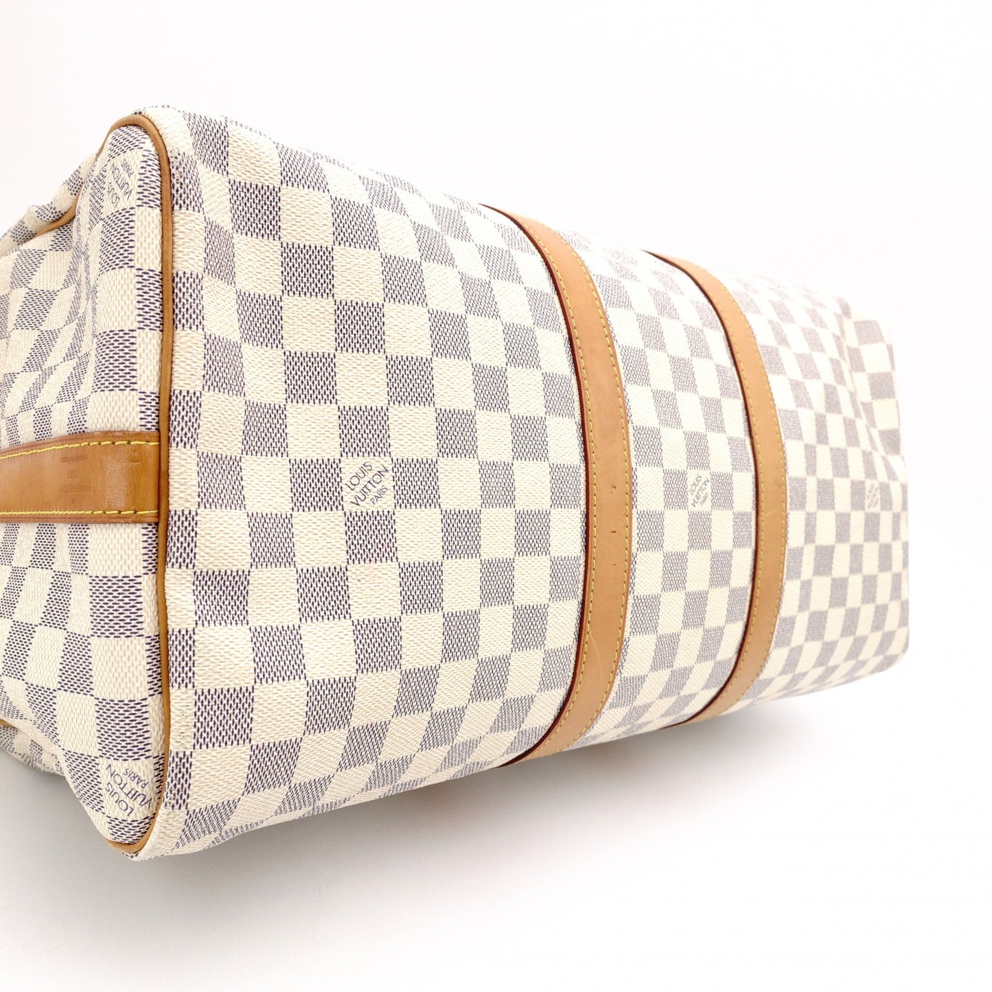 LOUIS VUITTON Keepall 45 Bandoulière Damier Azur Boston Bag