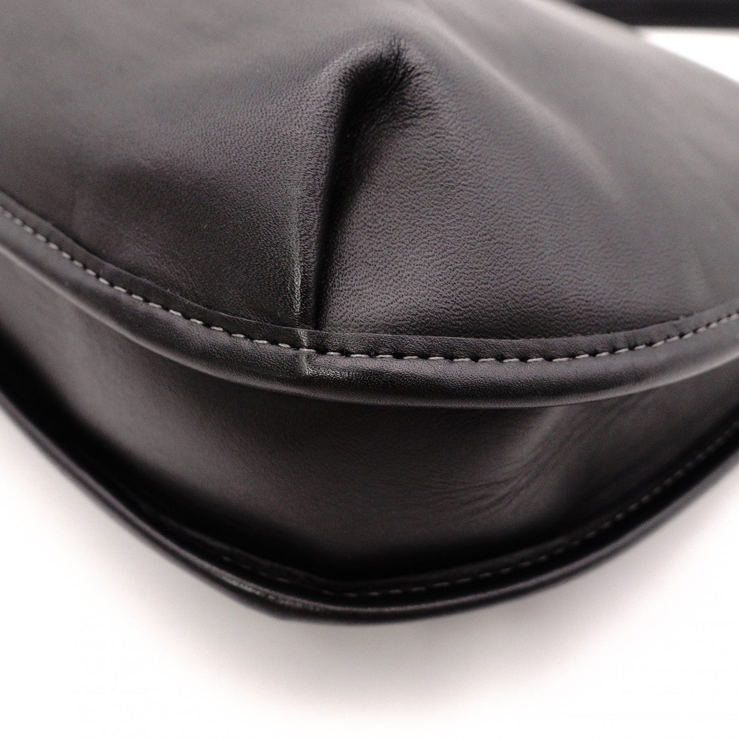 COACH Elgo One-Shoulder Bag, Leather, Black, Women's