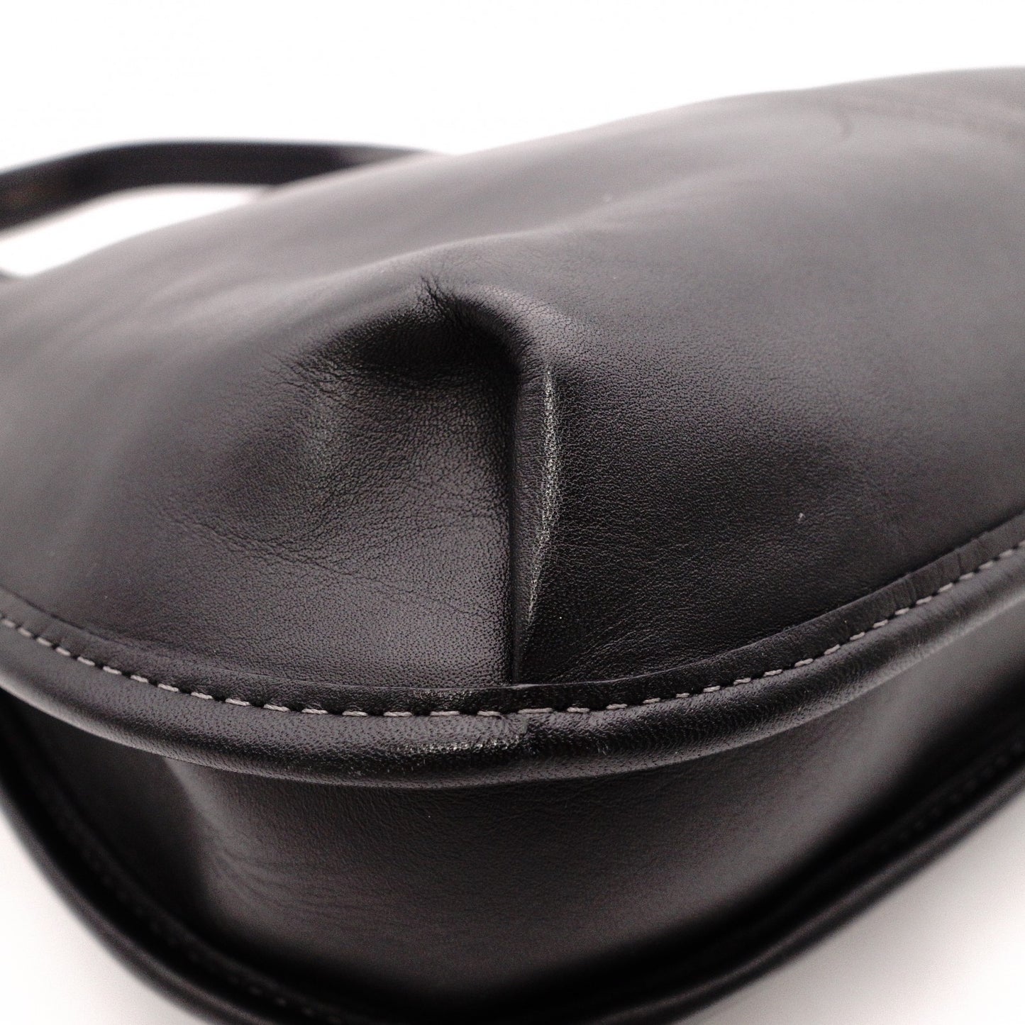 COACH Elgo One-Shoulder Bag, Leather, Black, Women's