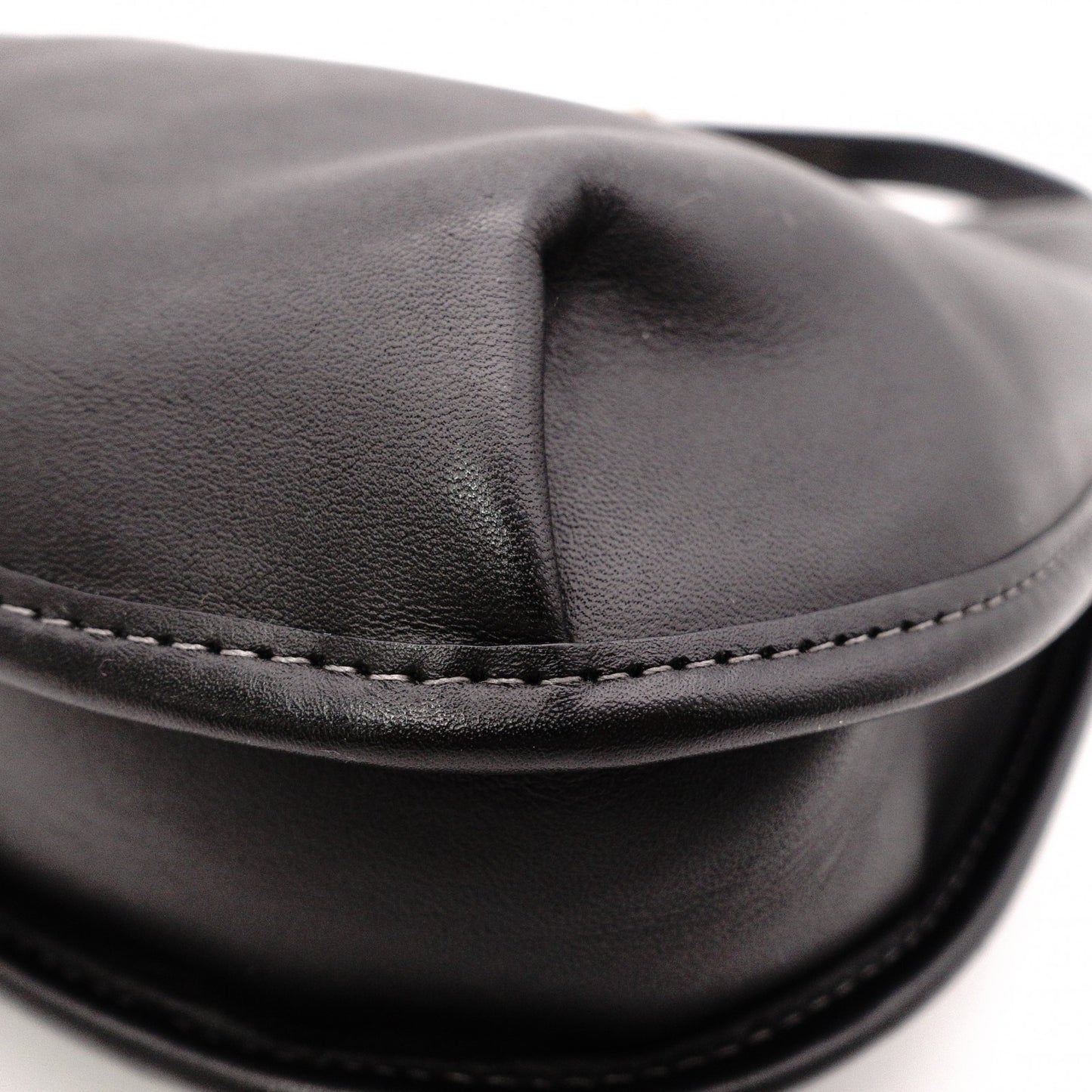 COACH Elgo One-Shoulder Bag, Leather, Black, Women's