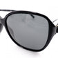 CHANEL Sunglasses, Plastic, Black, Ribbon, Gold Hardware