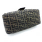 FENDI Zucca Mamma Bucket Zucca Handbag Brown × Black Shoulder Vintage 7-12-074