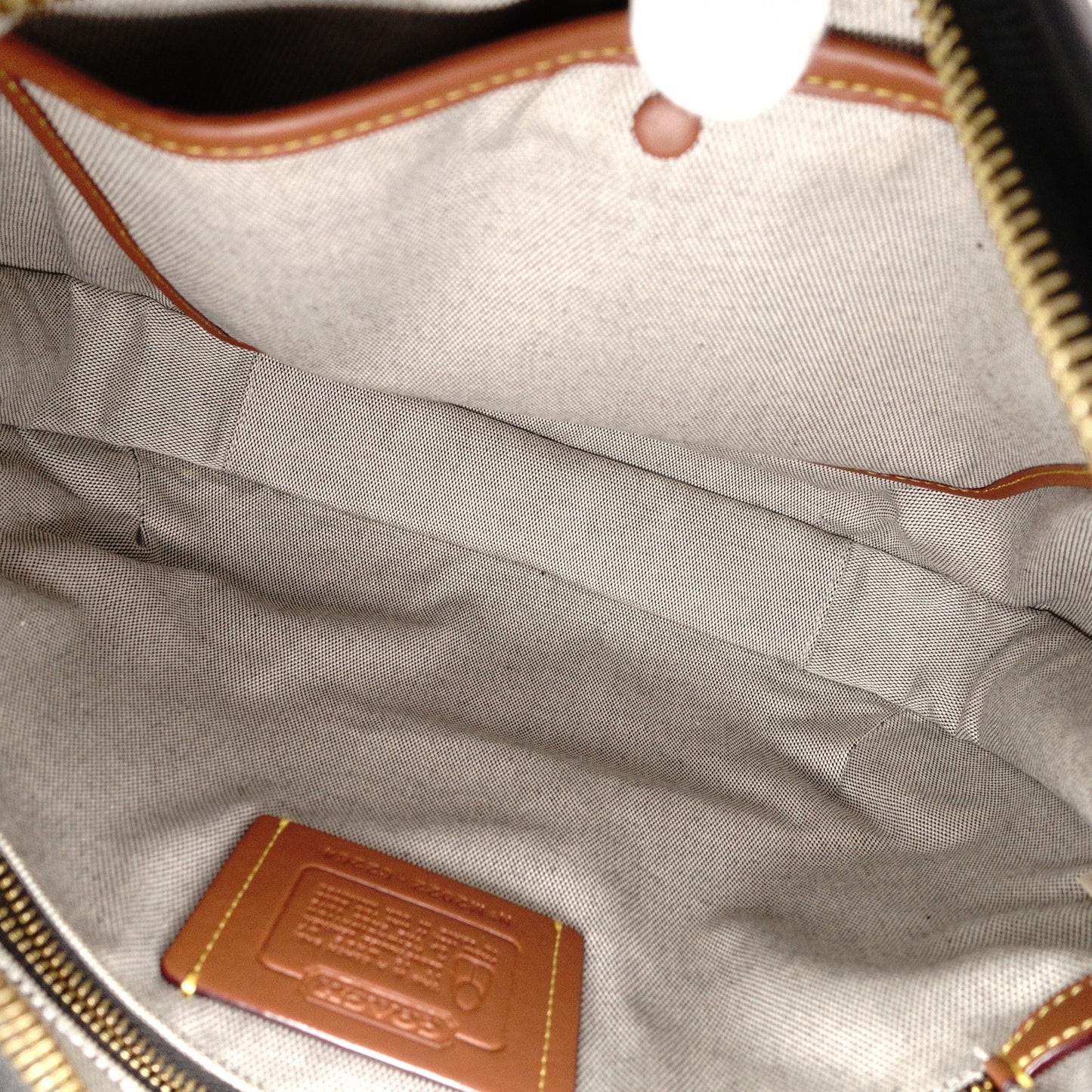 COACH Elgo One-Shoulder Bag, Leather, Black, Women's
