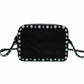 Valentino Garavani Black Camera Shoulder Bag with Studs and Turquoise Crossbody Bag (Product Code: 7-12-128)