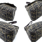 FENDI Zucca Mamma Bucket Zucca Handbag Brown × Black Shoulder Vintage 7-12-074