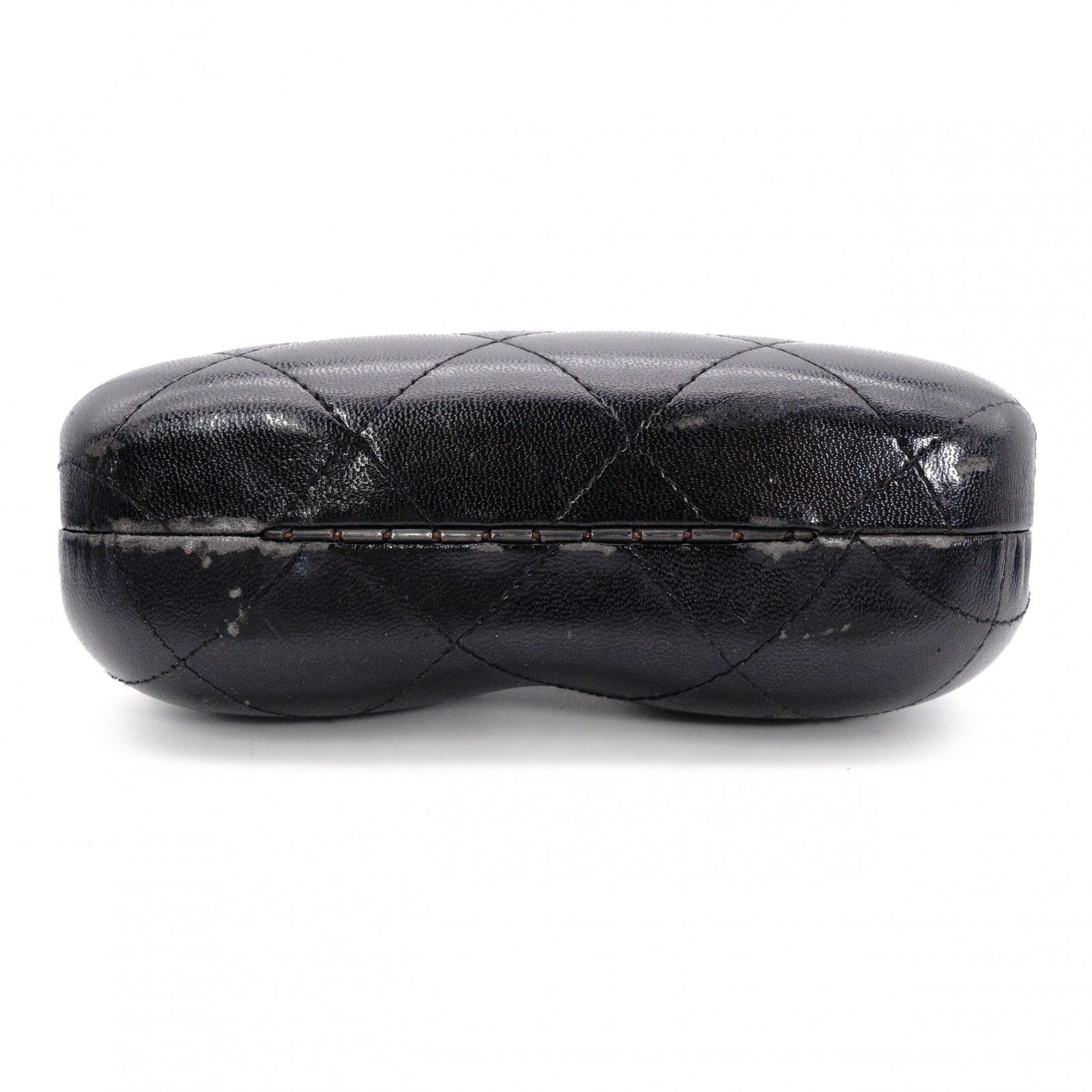 CHANEL Sunglasses, Plastic, Black, Ribbon, Gold Hardware