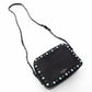 Valentino Garavani Black Camera Shoulder Bag with Studs and Turquoise Crossbody Bag (Product Code: 7-12-128)