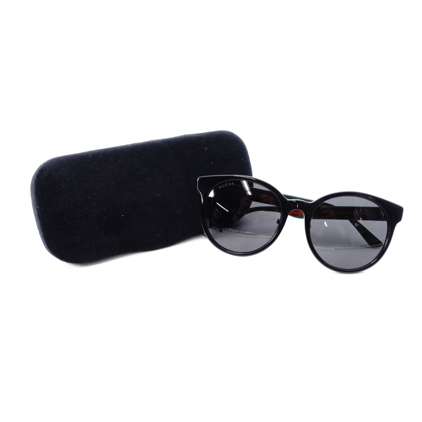 GUCCI Sunglasses, Plastic, Black, Sherry Line