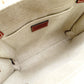 CHLOE Woody Small Handbag Beige × Brown 2-Way Shoulder Canvas Leather 7-12-178