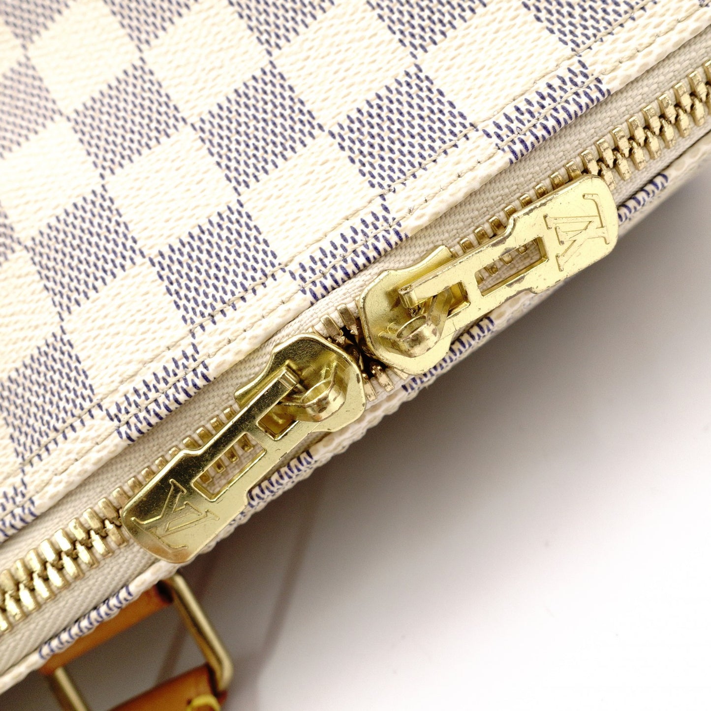 LOUIS VUITTON Keepall 45 Bandoulière Damier Azur Boston Bag