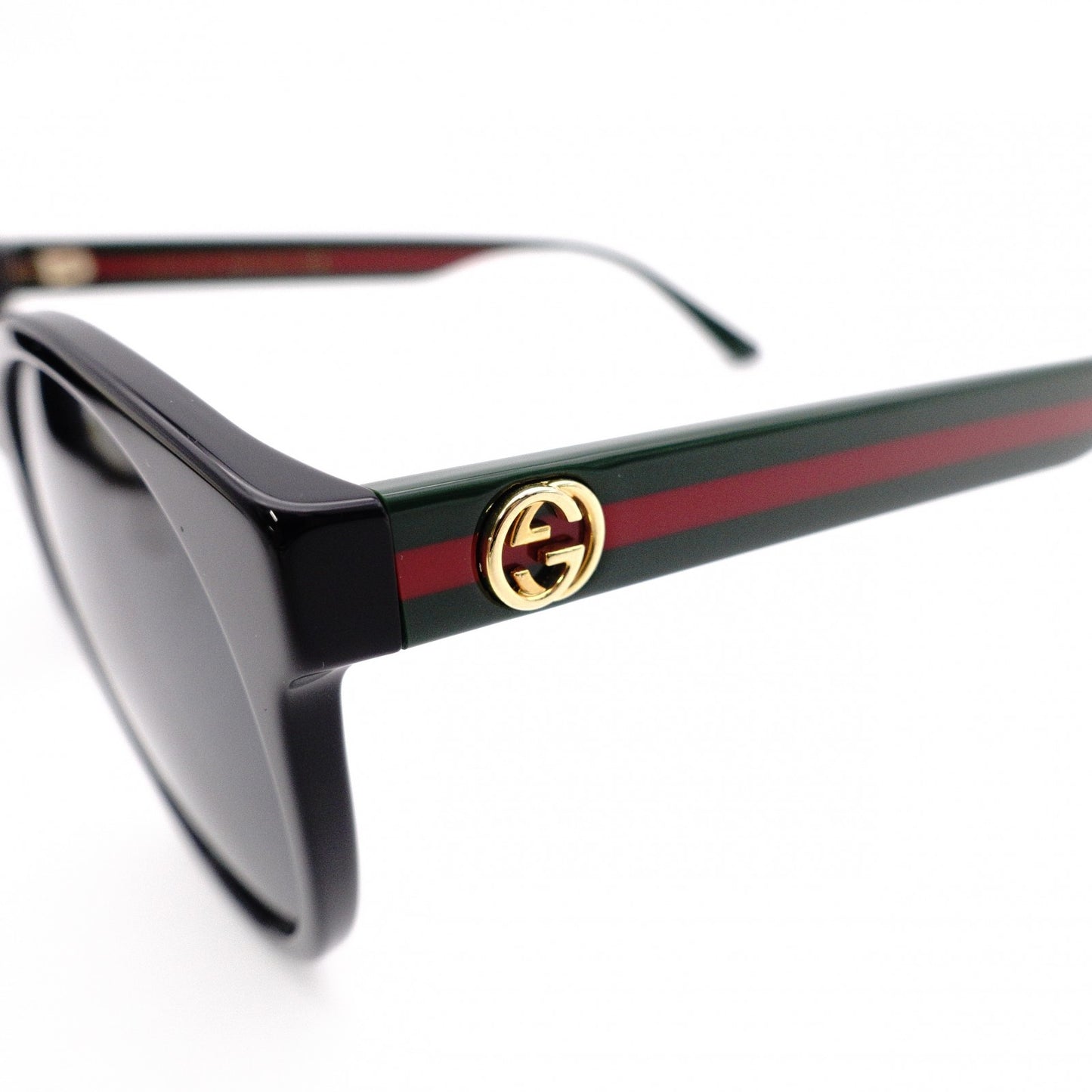 GUCCI Sunglasses, Plastic, Black, Sherry Line