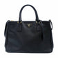 PRADA Galleria Handbag Black Leather Handbag Black 2-Way Gold Hardware Shoulder 7-12-349