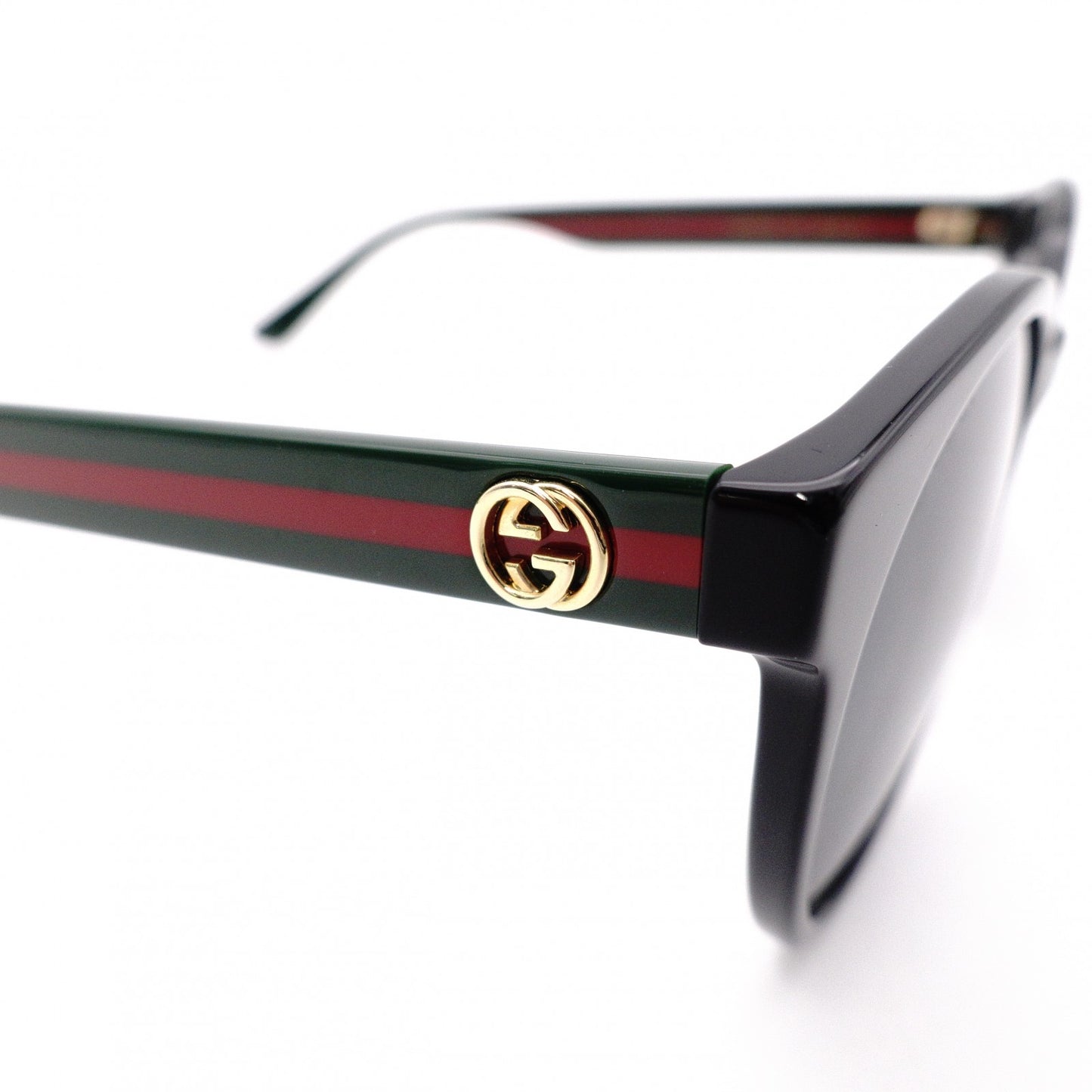 GUCCI Sunglasses, Plastic, Black, Sherry Line