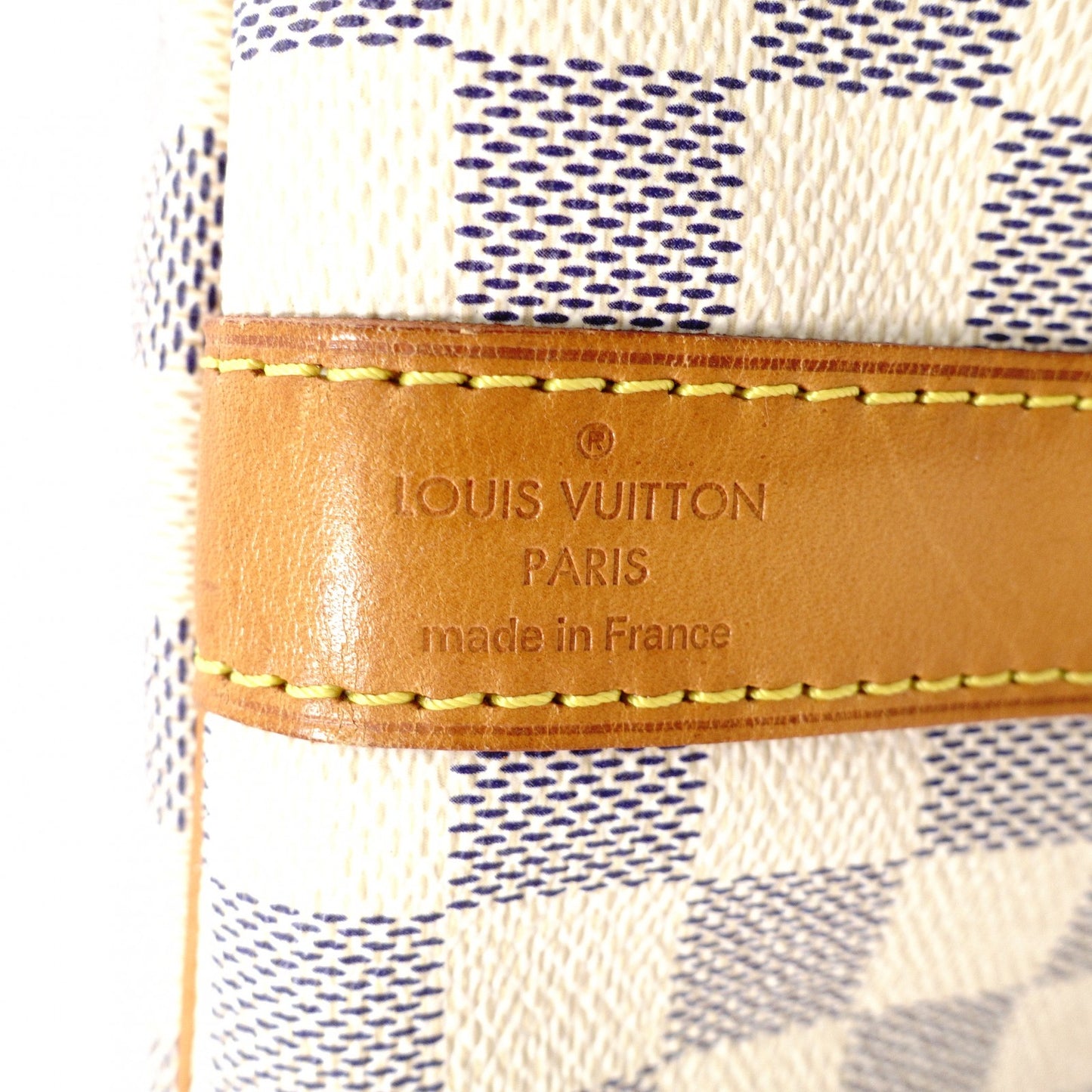 LOUIS VUITTON Keepall 45 Bandoulière Damier Azur Boston Bag