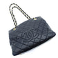CHANEL Matelassé Lambskin Black Chain Shoulder Bag Black Leather Shoulder Gold Hardware 7-10-688