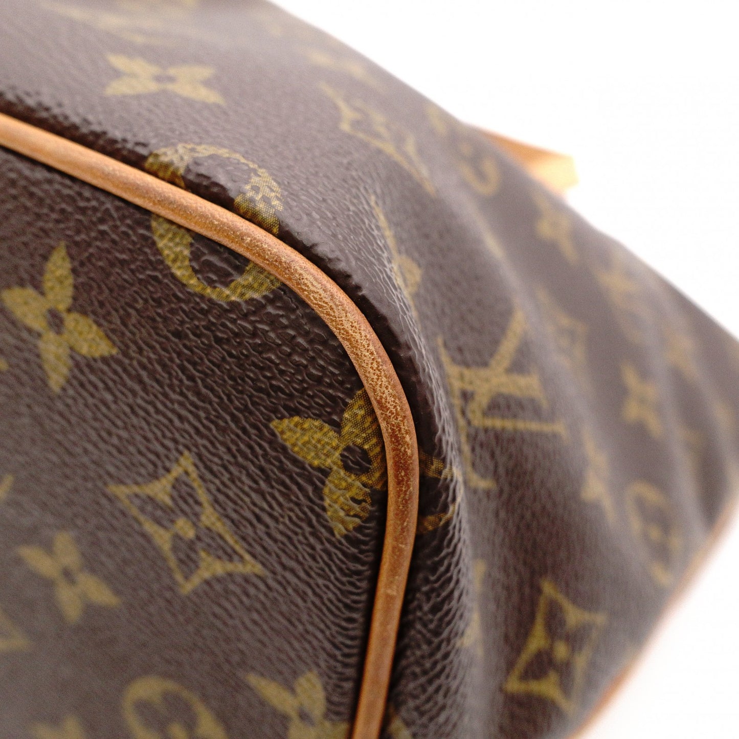 LOUIS VUITTON Palermo PM Monogram Handbag, 2-Way PVC/Leather, Brown, Women's