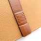 LOEWE Anagram Leather Chain Wallet Brown 2-Way Long Wallet Shoulder Bag 7-11-155