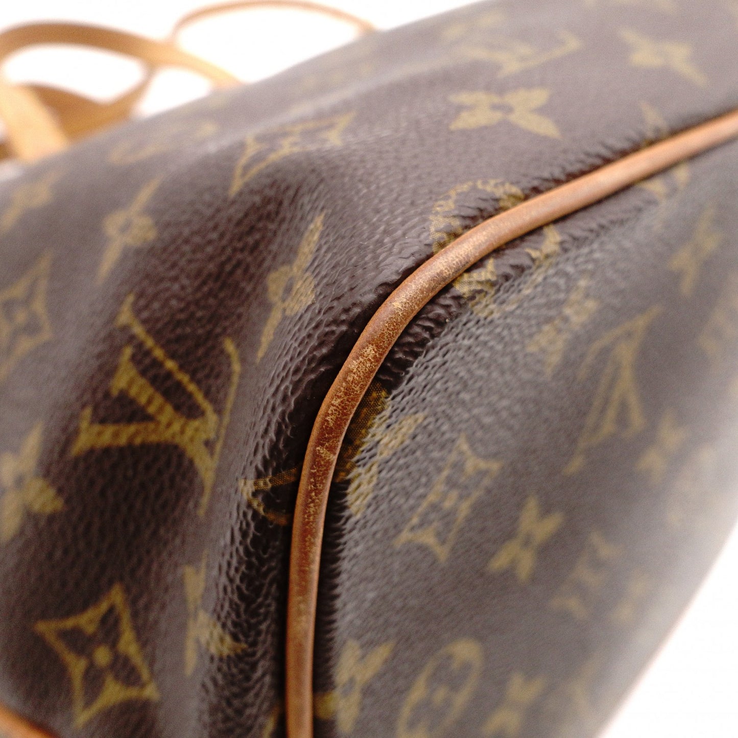 LOUIS VUITTON Palermo PM Monogram Handbag, 2-Way PVC/Leather, Brown, Women's