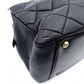 CHANEL Matelassé Lambskin Black Chain Shoulder Bag Black Leather Shoulder Gold Hardware 7-10-688
