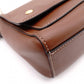 BURBERRY Leather Shoulder Bag, Brown