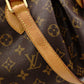 LOUIS VUITTON Palermo PM Monogram Handbag, 2-Way PVC/Leather, Brown, Women's