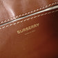 BURBERRY Leather Shoulder Bag, Brown