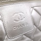CHANEL Coco Cocoon Tote Bag, Leather, Silver, Shoulder Bag