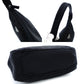 PRADA Nylon Hobo Handbag Black Triangle Logo Black Single Shoulder 7-12-017