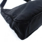 PRADA Nylon Hobo Handbag Black Triangle Logo Black Single Shoulder 7-12-017
