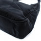 PRADA Nylon Hobo Handbag Black Triangle Logo Black Single Shoulder 7-12-017
