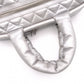 CHANEL Coco Cocoon Tote Bag, Leather, Silver, Shoulder Bag