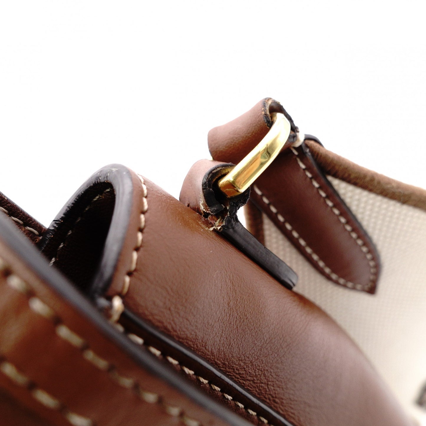 BURBERRY Leather Shoulder Bag, Brown
