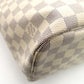 LOUIS VUITTON Neverfull MM Damier Azur Tote Bag with Pouch White-Tone Shoulder 7-12-105