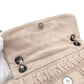 PRADA Chain Shoulder Bag Beige Leather Crossbody Silver Hardware Women's 7-11-309