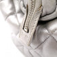 CHANEL Coco Cocoon Tote Bag, Leather, Silver, Shoulder Bag