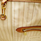 LOUIS VUITTON Neverfull MM Damier Azur Tote Bag with Pouch White-Tone Shoulder 7-12-105