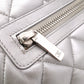 CHANEL Coco Cocoon Tote Bag, Leather, Silver, Shoulder Bag
