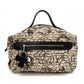 CHANEL Tweed Cover Duffle Tote Bag, Tweed and Leather, Beige, with Clover Charm