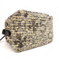 CHANEL Tweed Cover Duffle Tote Bag, Tweed and Leather, Beige, with Clover Charm