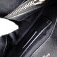 Saint Laurent YSL College Chain Shoulder Bag Black Leather Logo 2-Way Silver Hardware 7-8-375