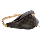 LOUIS VUITTON Bum Bag Monogram Canvas Body Bag PVC Leather Brown M43644 7-12-432
