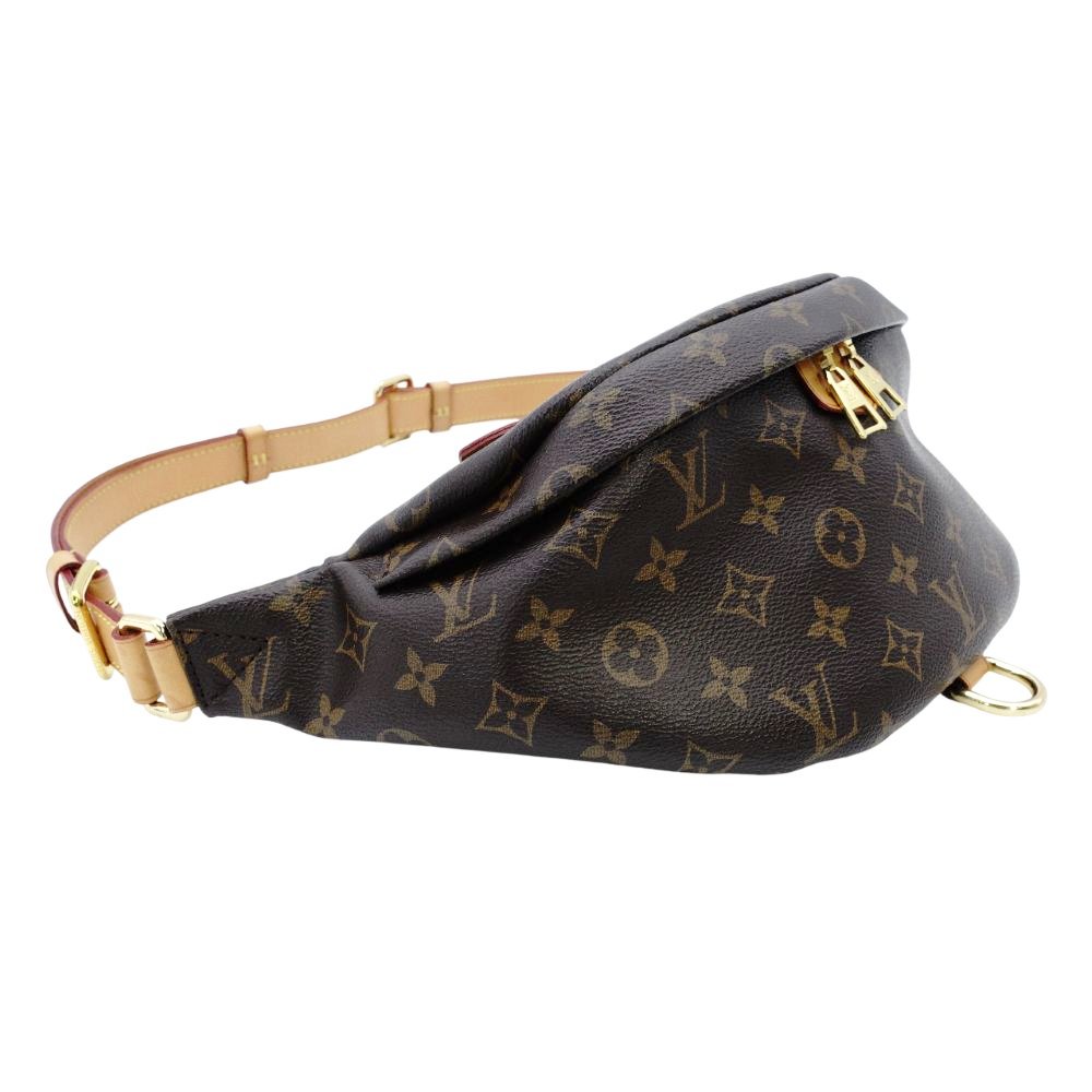 LOUIS VUITTON Bum Bag Monogram Canvas Body Bag PVC Leather Brown M43644 7-12-432