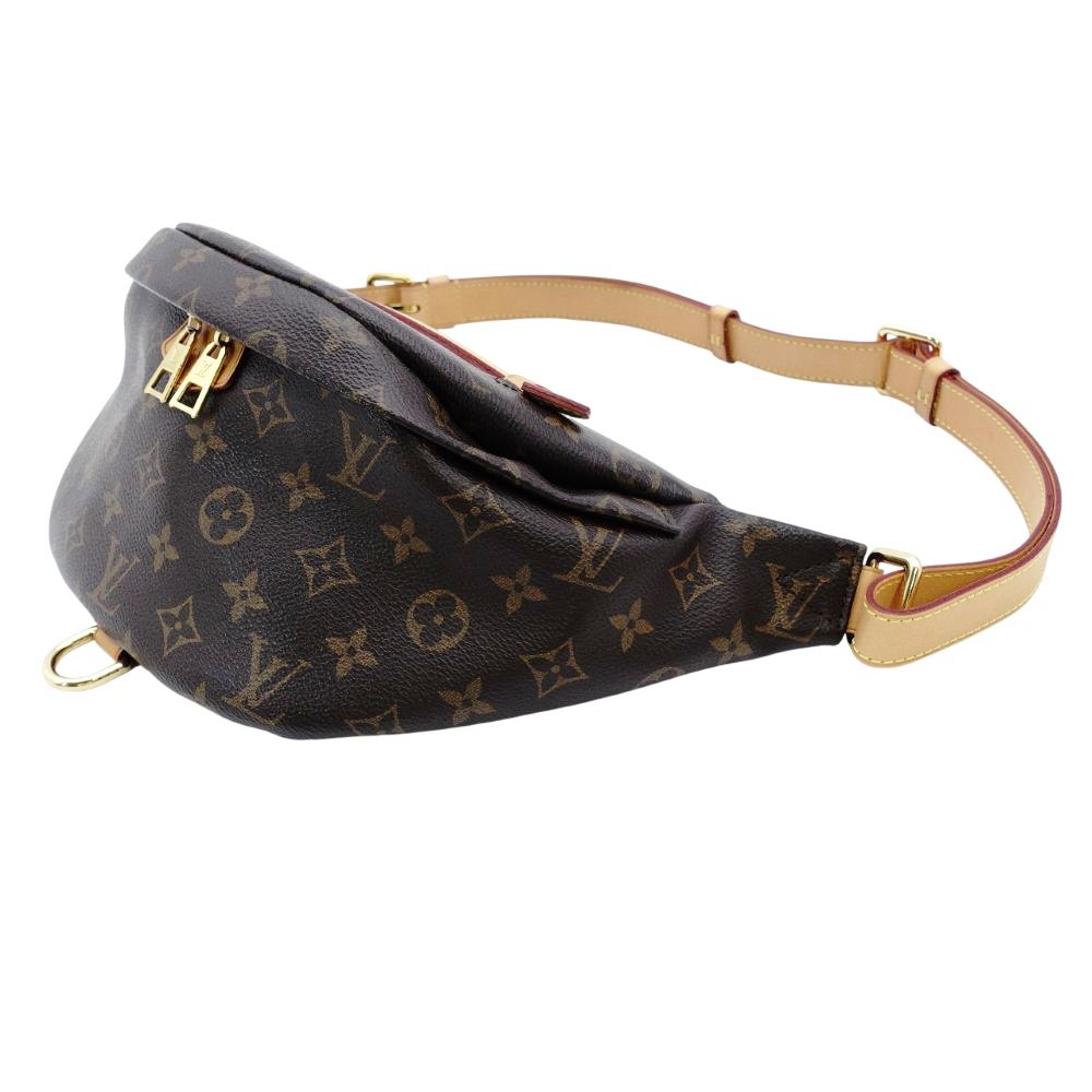 LOUIS VUITTON Bum Bag Monogram Canvas Body Bag PVC Leather Brown M43644 7-12-432