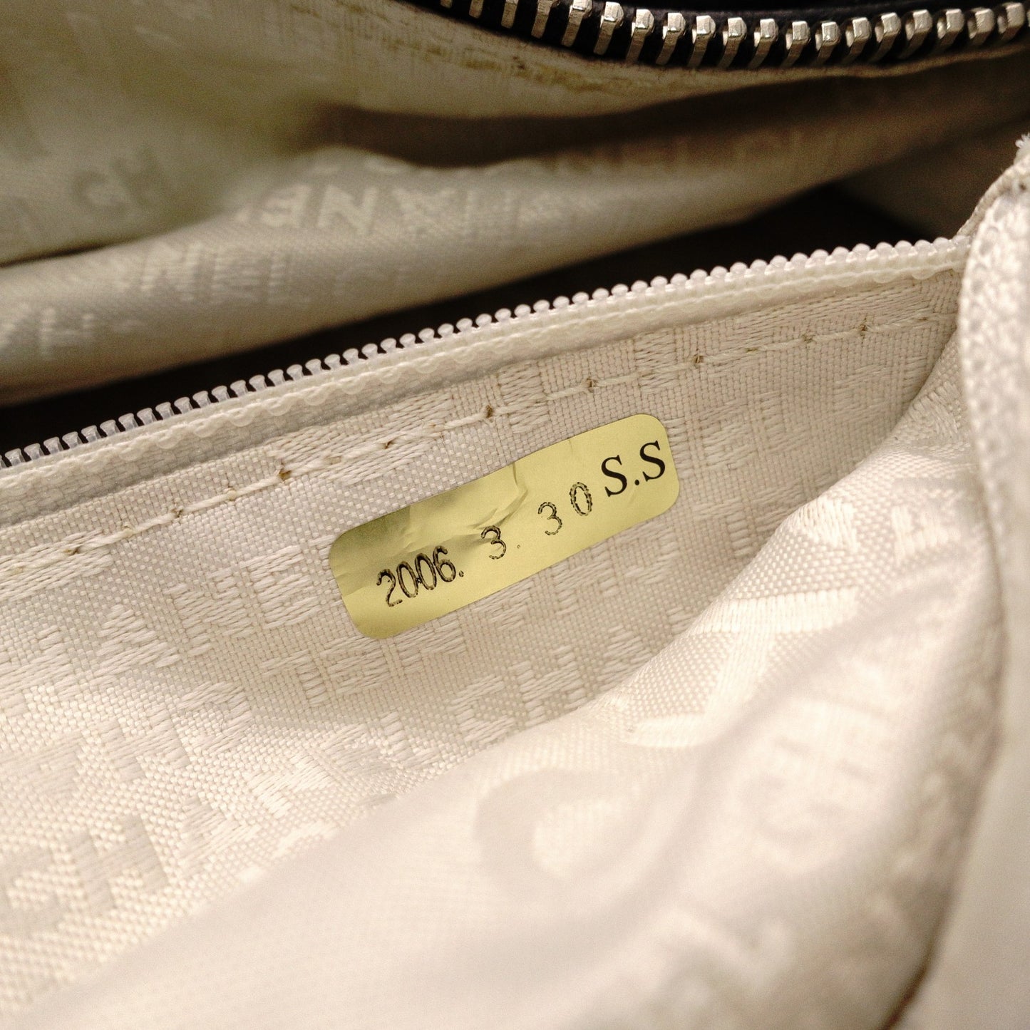 CHANEL Tweed Cover Duffle Tote Bag, Tweed and Leather, Beige, with Clover Charm