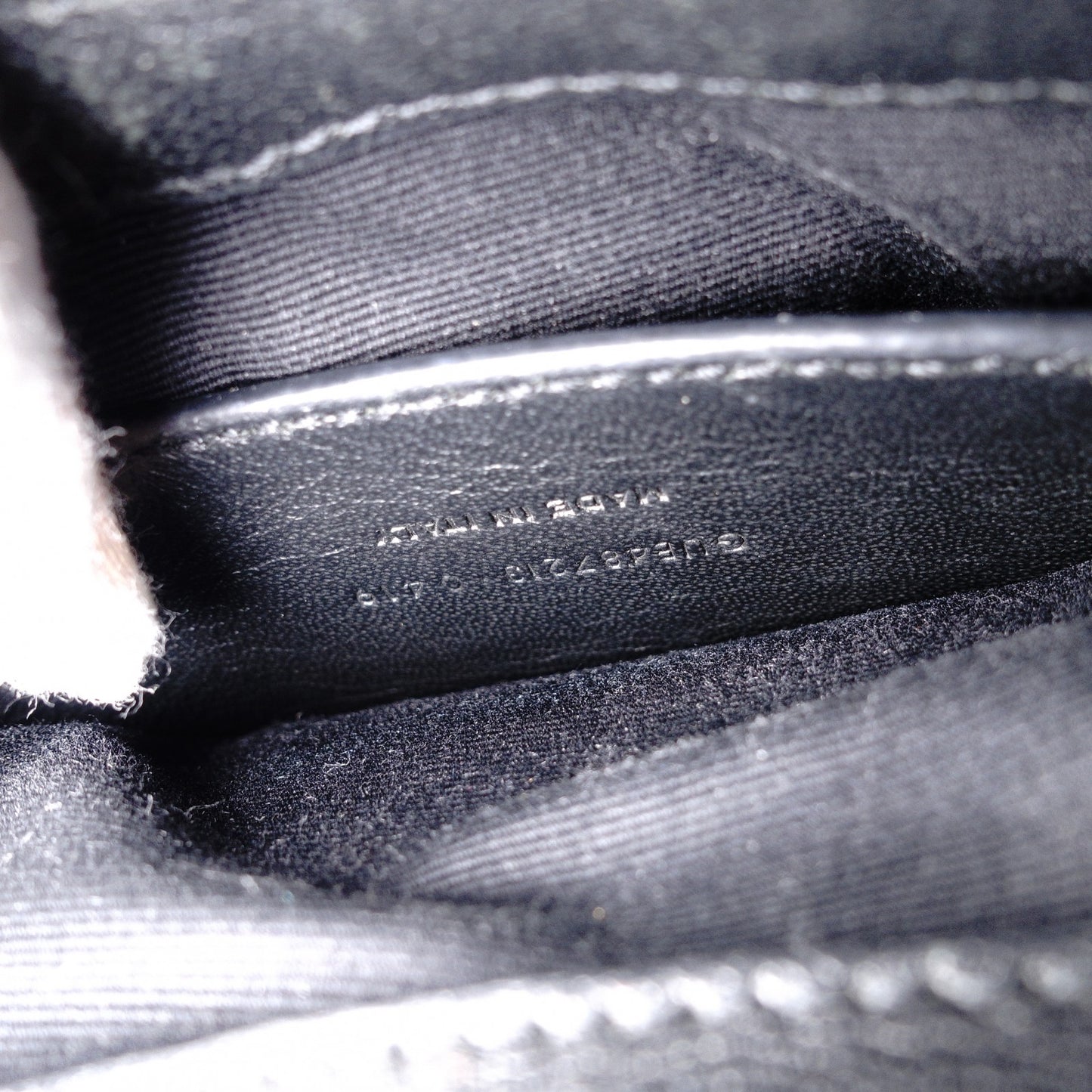 Saint Laurent YSL College Chain Shoulder Bag Black Leather Logo 2-Way Silver Hardware 7-8-375