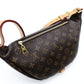 LOUIS VUITTON Bum Bag Monogram Canvas Body Bag PVC Leather Brown M43644 7-12-432