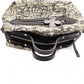 CHANEL Tweed Cover Duffle Tote Bag, Tweed and Leather, Beige, with Clover Charm