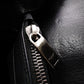 Saint Laurent YSL College Chain Shoulder Bag Black Leather Logo 2-Way Silver Hardware 7-8-375