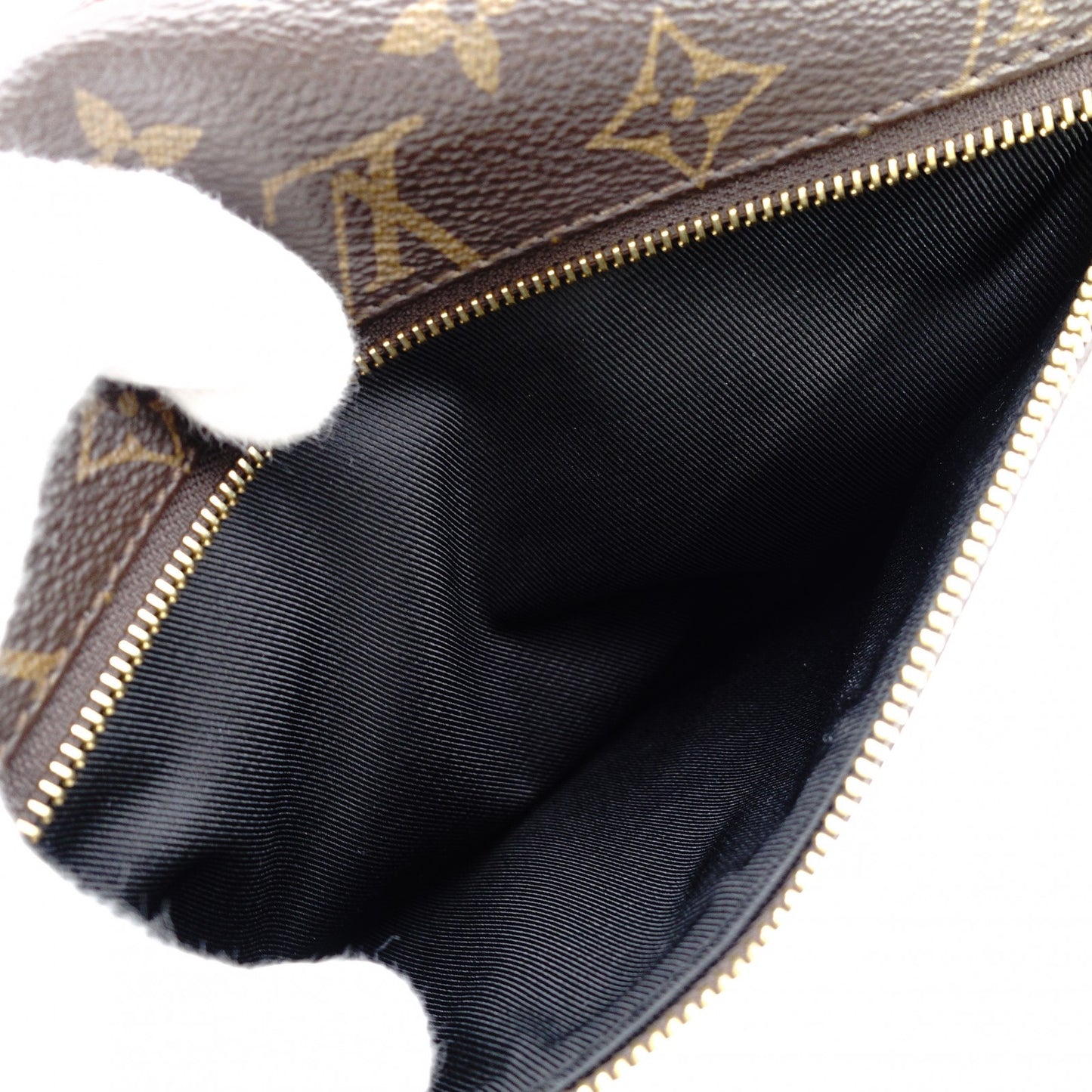LOUIS VUITTON Bum Bag Monogram Canvas Body Bag PVC Leather Brown M43644 7-12-432